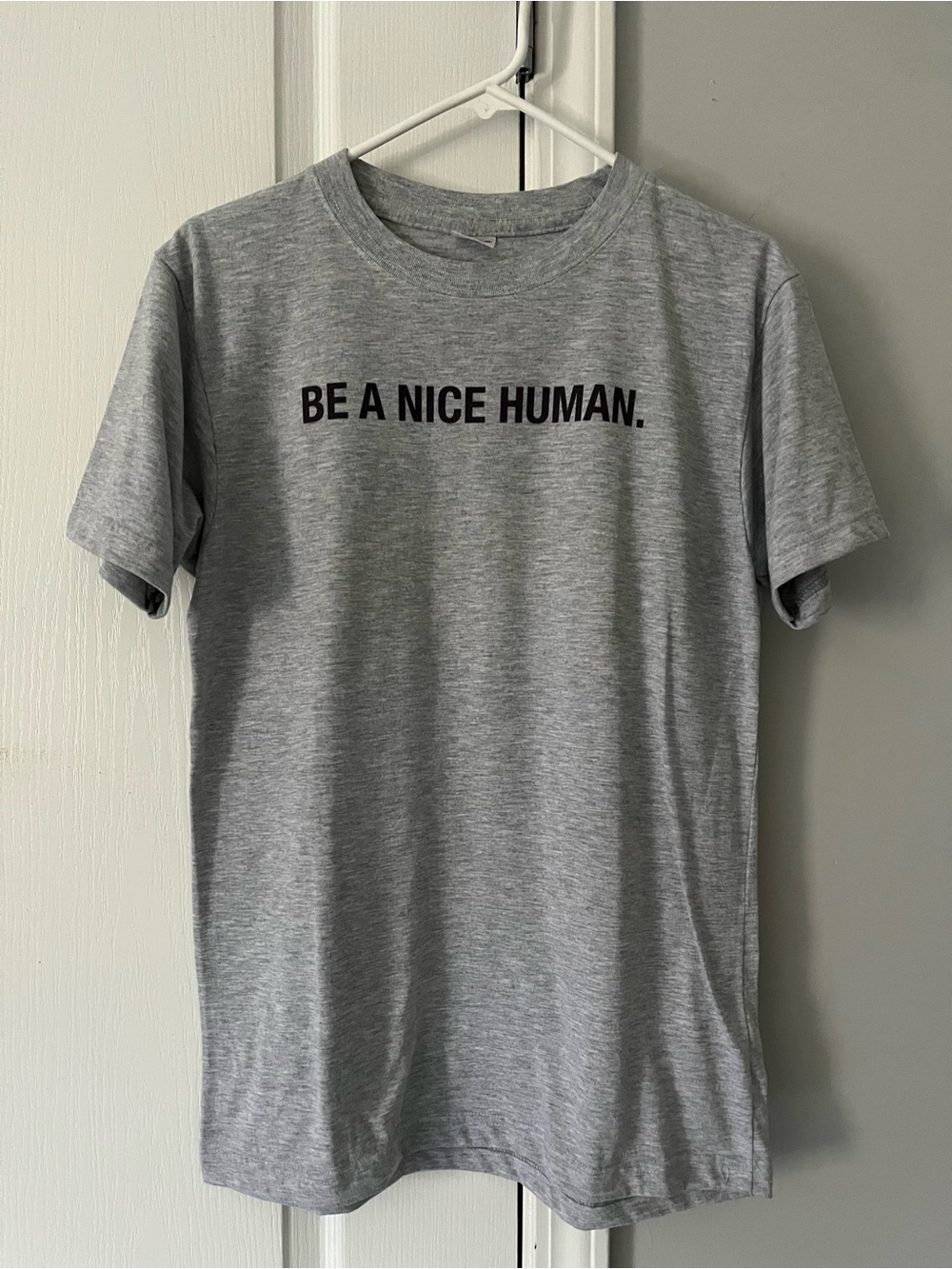 “Be A Nice Human.” Unisex Tee